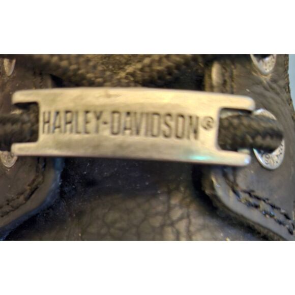 Harley-Davidson Women's Oakleigh D84276 Brown Lace Up Biker Boots - Size 8 M - Picture 4 of 6